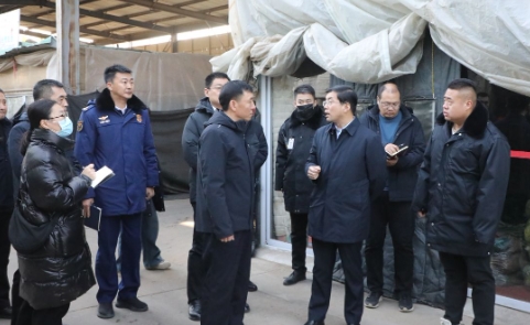 付顺义带队督导检查农贸市场安全生产工作